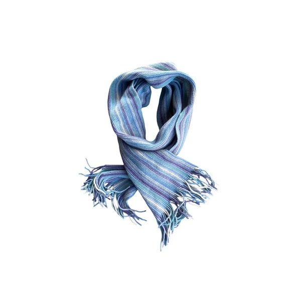 Vintage William Brunton Hand Knits, Made in Scotland, 100% Lambswool Scarf - Picture 1 of 6